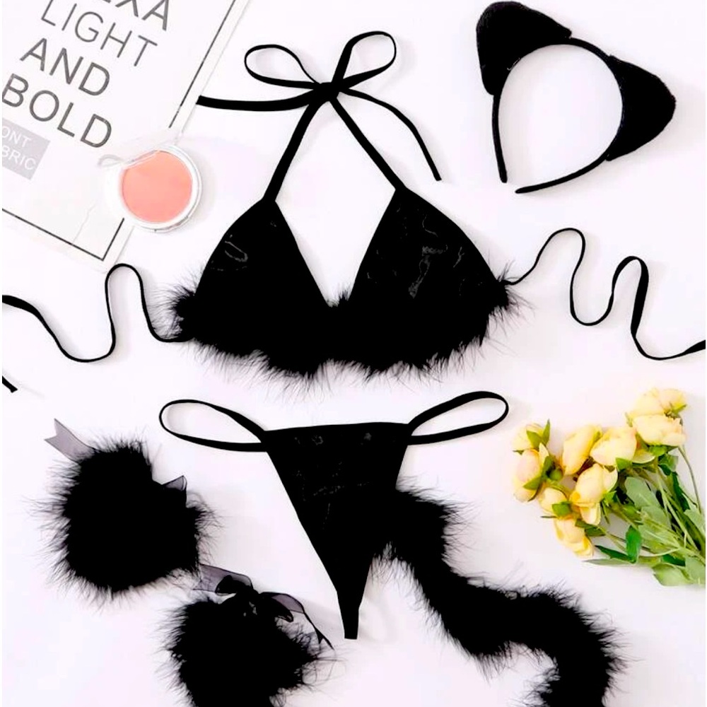 One size cat kitty outfit